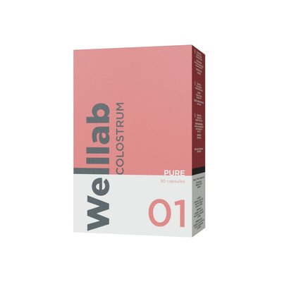 Welllab Colostrum Pure, 30 капсул 07064 фото