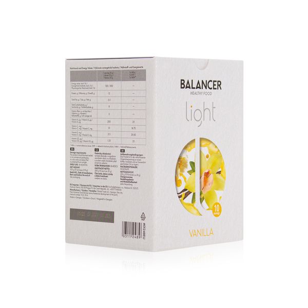 Коктейль BALANCER LIGHT зі смаком «Ваніль», 10 саше #01248 фото