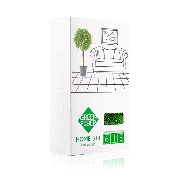 Спонж Твіст Green Fiber HOME S14, зелений 08058 фото