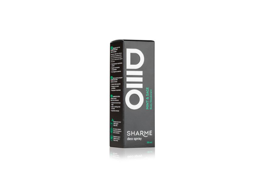 Дезодорант для тіла «М'ята & шавлія» / SHARME DEO SPRAY Body Deodorant Mint & Sage 422 фото