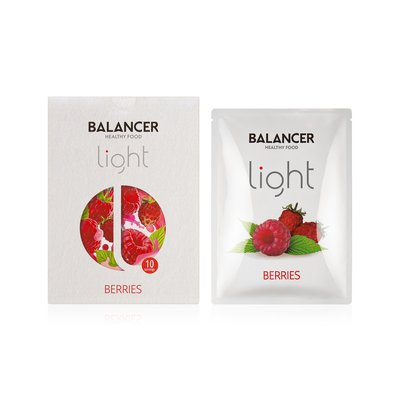 Коктейль BALANCER LIGHT зі смаком «Лісові ягоди», 10 саше #01250 фото