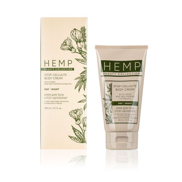 Крем для тіла для боротьби з целюлітом HEMP, 150 мл. 03015 фото