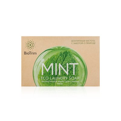 Екологічне мило BioTrim Eco Laundry Soap MINT для прання, з запахом м'яти 03228 фото